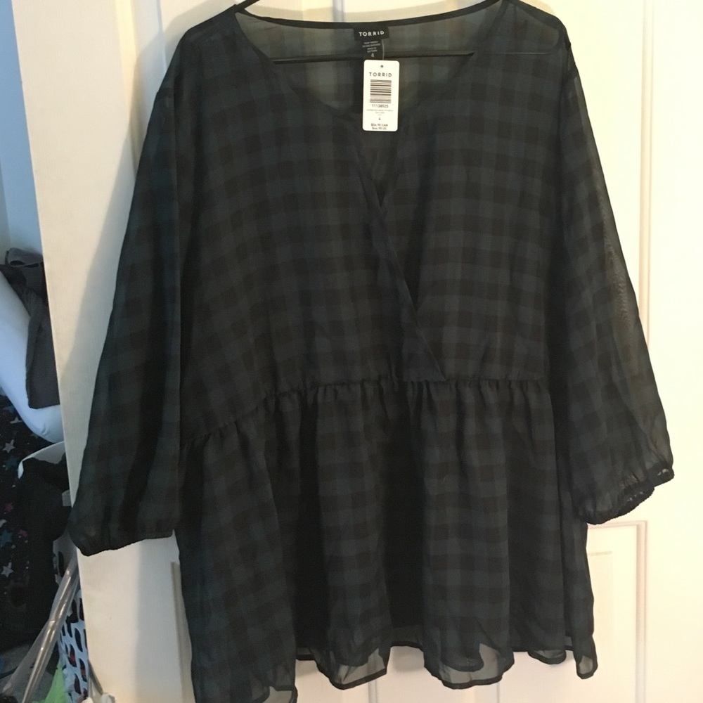 Sheer shirt